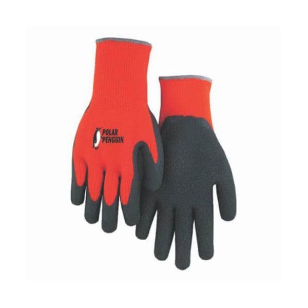 Majestic Glove Polar Winter Lined General Purpose Gloves, Coated, M/Size 9, Foam Latex rubber Palm, 10 ga Acrylic 3396HO/ 9 - main