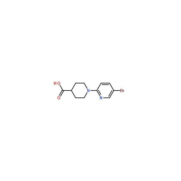 Ak Scientific 1-(5-Bromopyridin-2-yl)piperidine-4-carboxylic acid (5g), CAS 954570-88-8 V9616-5g - main