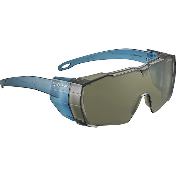 Bolle Safety Swift, Safety Glasses, Anti-Fog & Anti-Scratch, Smoke Lens, Blue Frame, Frameless SWIOTN20U - main