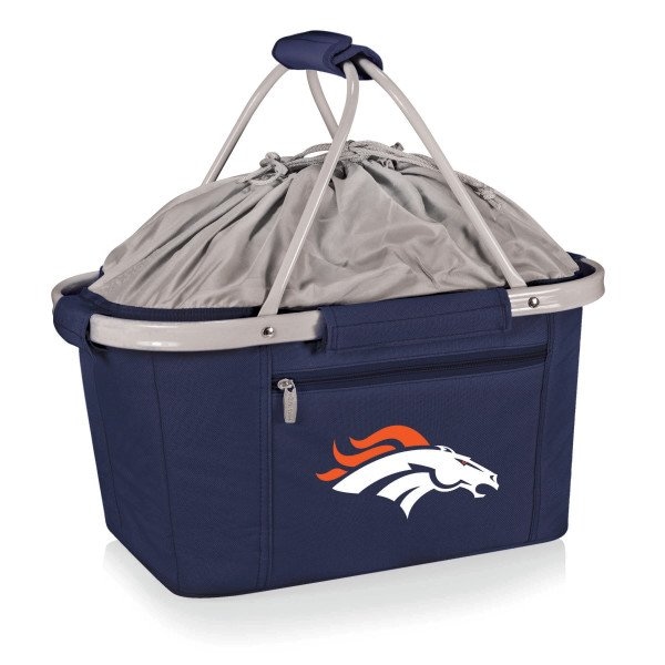 Picnic Time Family Of Brands NFL Denver Broncos - Metro Basket Collapsible Cooler Tote 645-00-138-104-2 - main