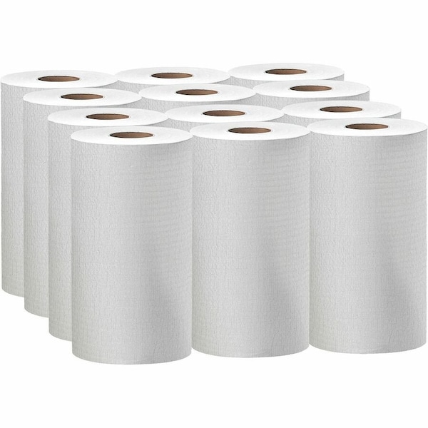 Wypall WypAll General Clean X60 Multi-Task Cleaning Cloths (35401), Small Roll, White, 130 Sheets/Roll, PK12 35401 - main