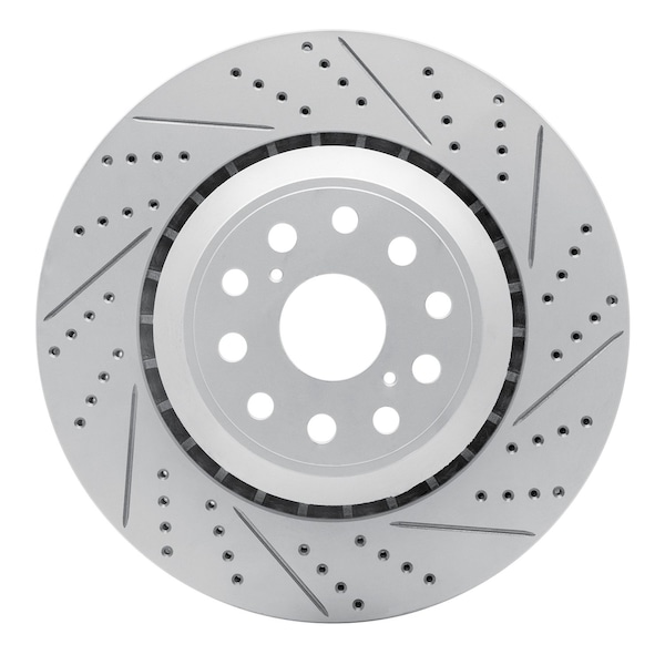 Dynamic Friction Co DFC Geoperformance Rotor - Drilled and Slotted 830-75020D - main