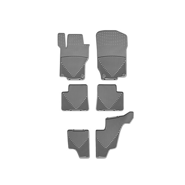 Weathertech Grey, Front, Rear, and Rear All Weather Floor Mats W102GR110GR115G - main