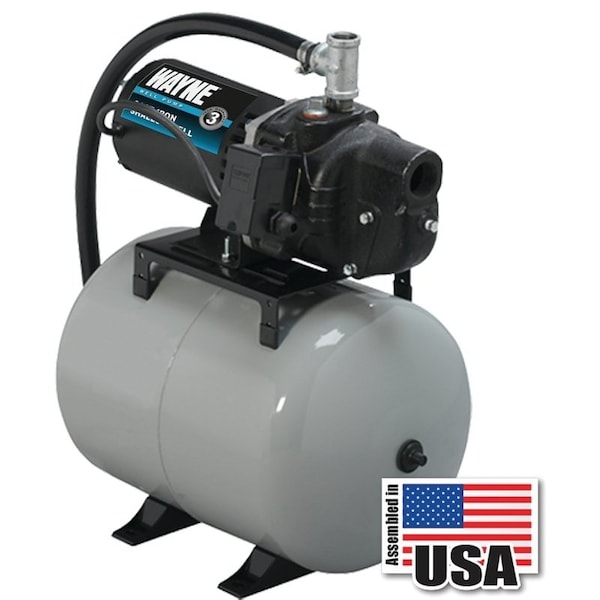 Wayne Jet Pump, 120240 V, 05 hp, 114 in Suction, 34 in Discharge Connection, 25 ft Max Head, 420 gph SWS50-8.5FX - main