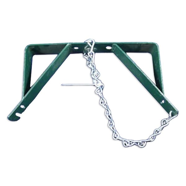 Jorgensen Laboratories Cylinder Wall Bracket w/ Cha" J0533WBC - main