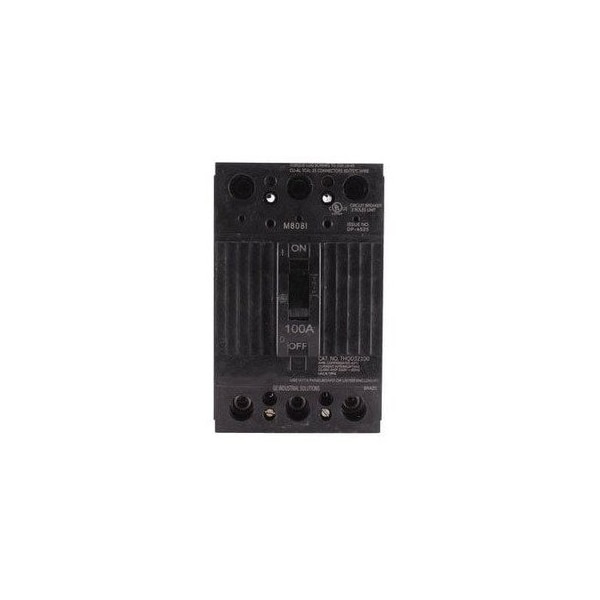 Ge 100A 3-Pole 240V Molded Case Circuit Breaker THQD32100WL - main