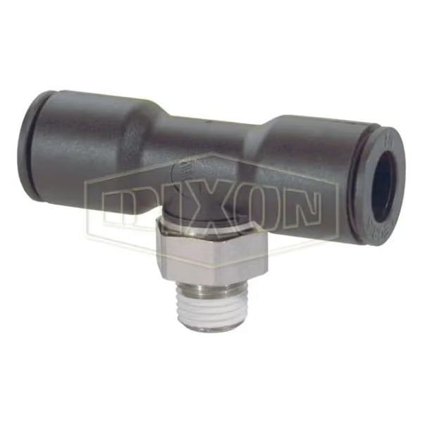 Dixon Legris by Push-In Branch Tee, 1/8 in Nominal, MNPT x Tube, 290 psi Pressure, Nylon, Domestic 31085311 - main