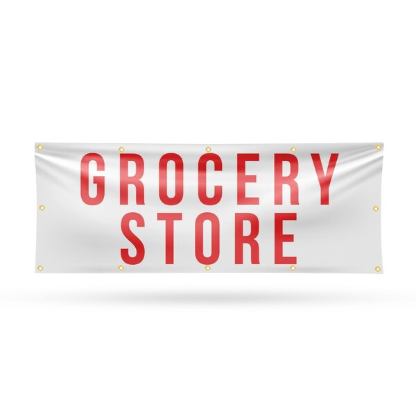 Signmission Grocery Store, 48 Inch x 120 Inch, Vinyl Banner B-120-30680 - main