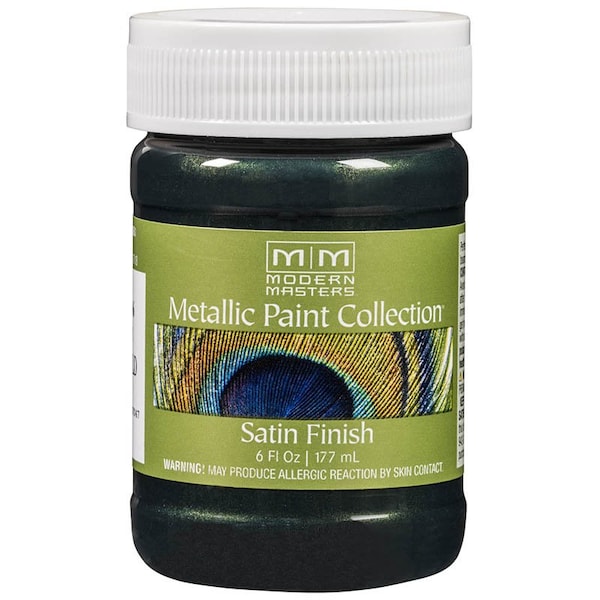 Modern Masters 6 Oz. Modern Masters ME79606 Emerald Metallic Paint Collection, Satin Water-Based Decorative ME79506 - main