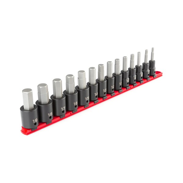 Tekton Socket Set, Steel, 18 1/4 in L SIB92101 - main
