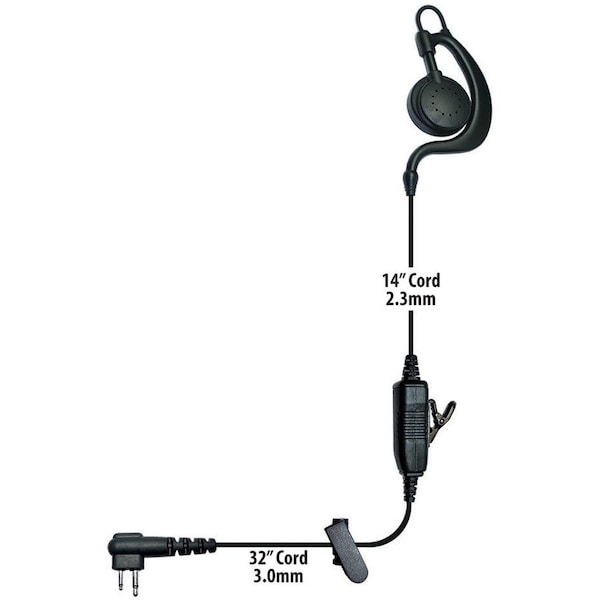 Klein Electronics Inc Blackbox Agent Earset - Mono - Wired - Earbud - Monaural - Outer-ear Agent-M1 - main