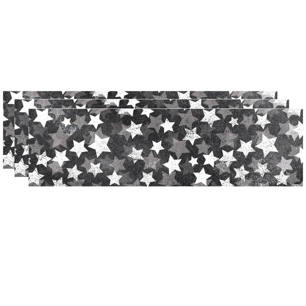 Creative Teaching Press Chalk It Up Chalk Stars EZ Border, 48 Feet Per Pack, 3PK 10910 - main