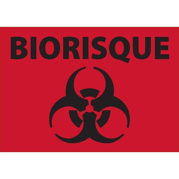 Accuform SAFETY LABEL BIOHAZARD 3 12 in X 5 in FRLBHZ506XVE - main