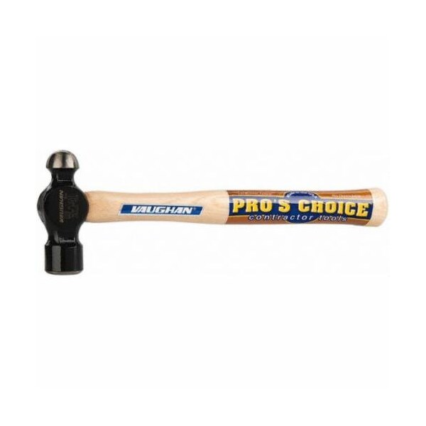 Vaughan BALL PEIN HAMMER, 13 3/4 IN OAL, 16 OZ, HICKORY WOOD HANDLE 15530 - main