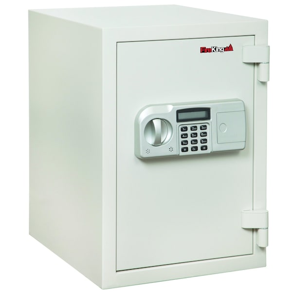 Fireking Fireproof Safe, 1 Hour, 1 Tray, 1 Shelf KF1509-1WHE - main