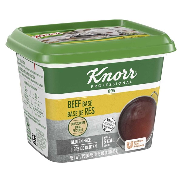 Knorr Professional 095 Low Sodium Beef Stock Base, 1 Pound 84151632 - main