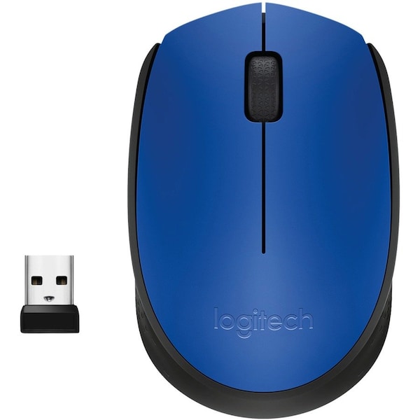 Logitech Wireless Mouse M170 (Blue) - Clamshell Packaging 910004800 - main