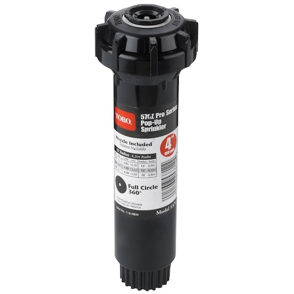 Toro 4 in. H Full-Circle Pop-Up Sprinkler 53712 - main