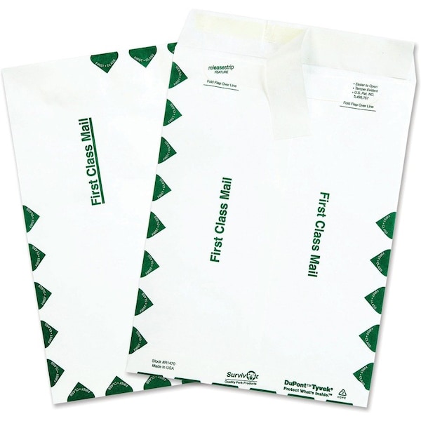 Survivor Tyvek USPS First Class Mailer, 9x12, PK100 R1470 - main