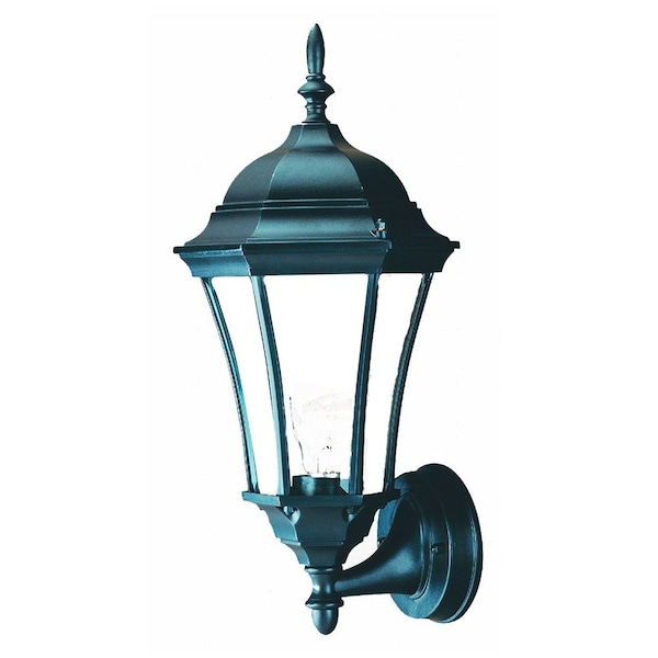 Homeroots Matte Black Carousel Lantern Wall Light 398566 - main
