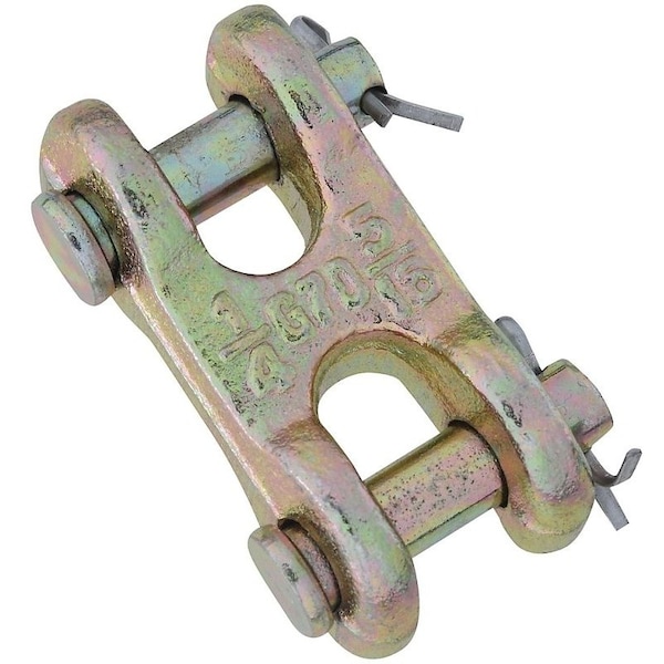 National Hardware 3248BC Series Clevis Link, 3/8 in Trade, 6600 lb Working Load, 70 Grade, Steel, Yellow Chrome N282-137 - main
