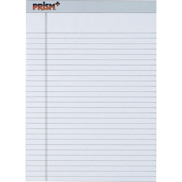 Tops Business Forms TOPS, PRISM + WRITING PADS, WIDE/LEGAL RULE, 8.5 X 11.75, PASTEL GRAY, 12PK 63160 - main