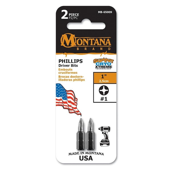 Montana Brand 1 in. Star No.25 Driver Bits, PK10 MB-65044 - main