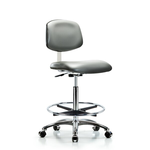 Blue Ridge Ergonomics Vinyl Clean Room Chair BR-CLR-VHBCH-CR-CF-CC-8840 - main