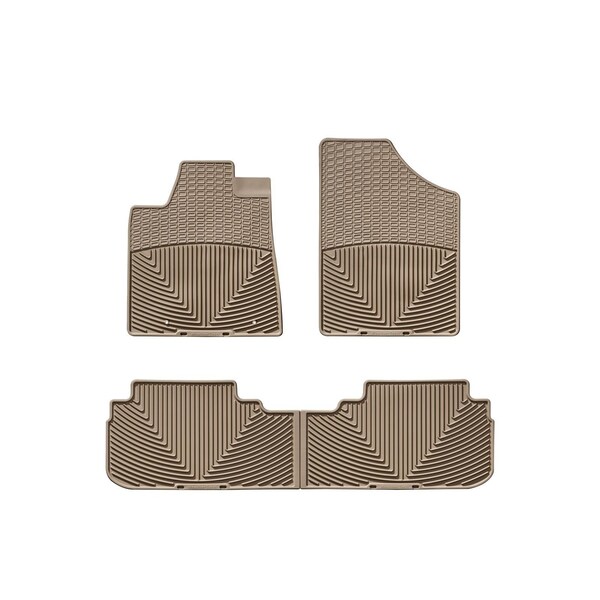 Weathertech Tan, Front and Rear All Weather Floor Mats WTCT120121 - main