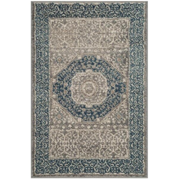 Safavieh Sofia Accent Area RugLight Grey & Blue 2 x 3 ft. SOF365A-2 - main