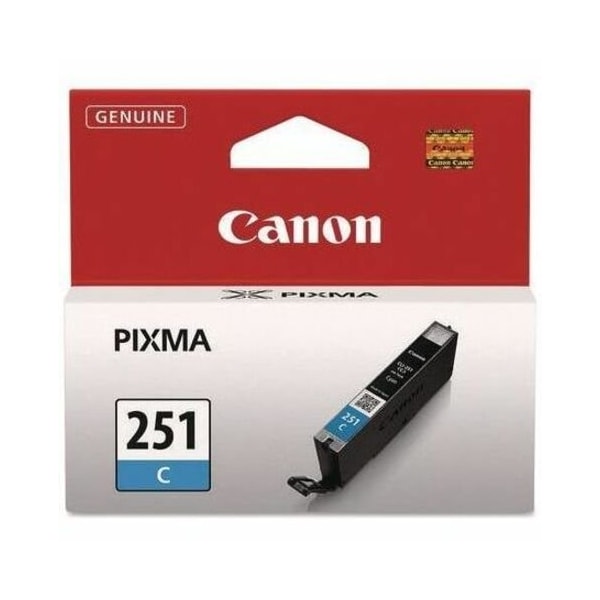 Canon CLI251 Cyan Inkjet Cartridge 6514B001 - main