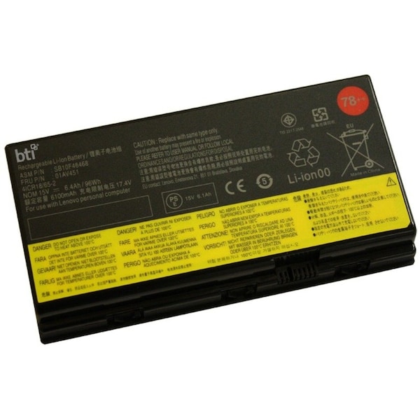 Battery Technology BATTERY LENOVO P70 WORKSTATION P71 P70 20ER 4X50K14092-BTI - main