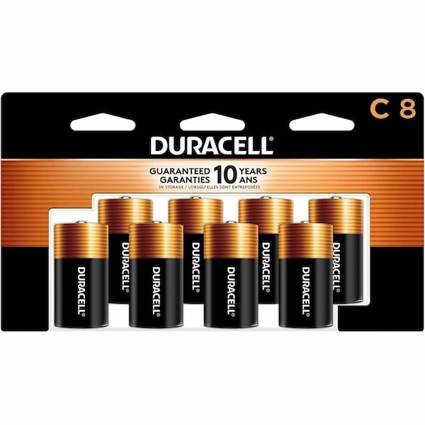 Duracell CopperTop Alkaline C Batteries, 8PK MN14RT8Z - main