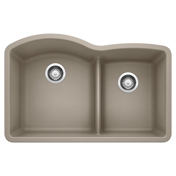 Blanco Diamond 1-3/4 Low Divide, Truffle 441596 - main