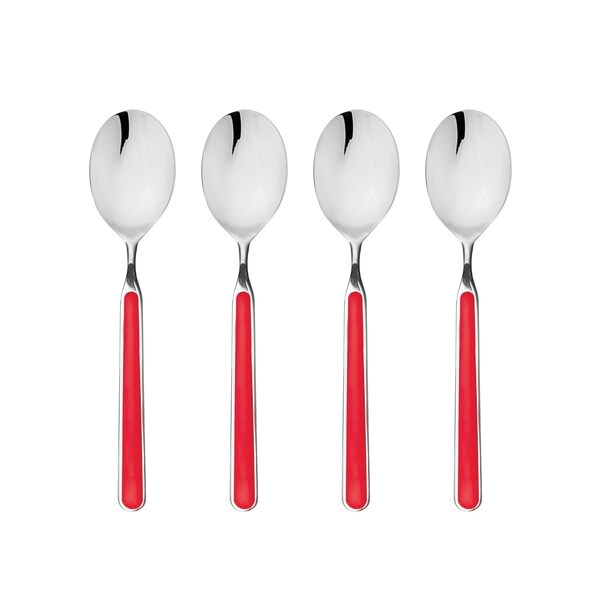 Mepra Fantasia American Coffee Spoon Set - 4 Pcs. - Red 10S744426 - main