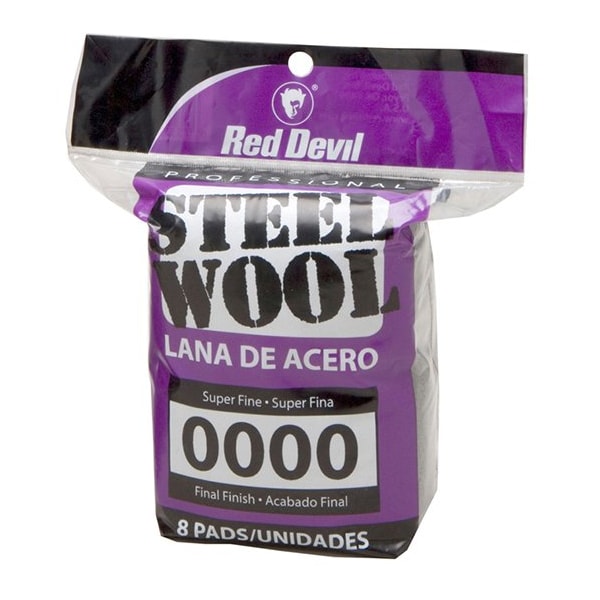 Red Devil #0000 Red Devil 320 Steel Wool Pro Steel Wool Pad Super Fine, 8-Pack TWP102-1 - main