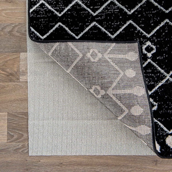 World Rug Gallery Non Slip Rug Pad for Hardwood Floors 2 ft x 4 ft Cream RP21S2X4 - main