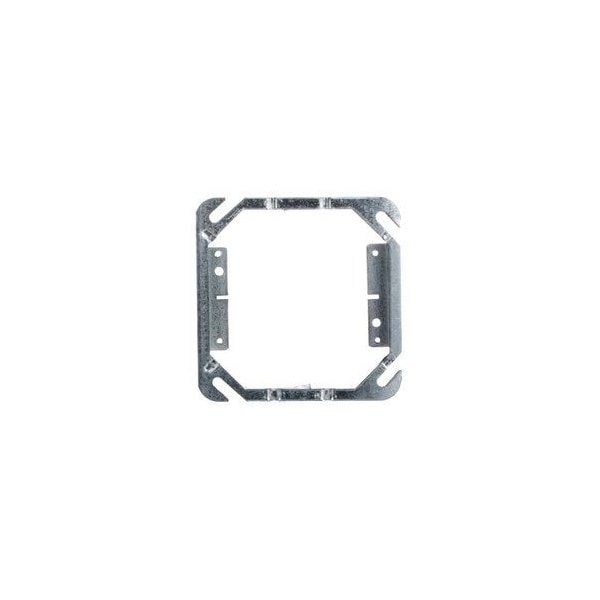 Abb 4 in Square Box Cover, 3/4 in Raised for Two Devices, 10PK 52 C 52 3/4 - main