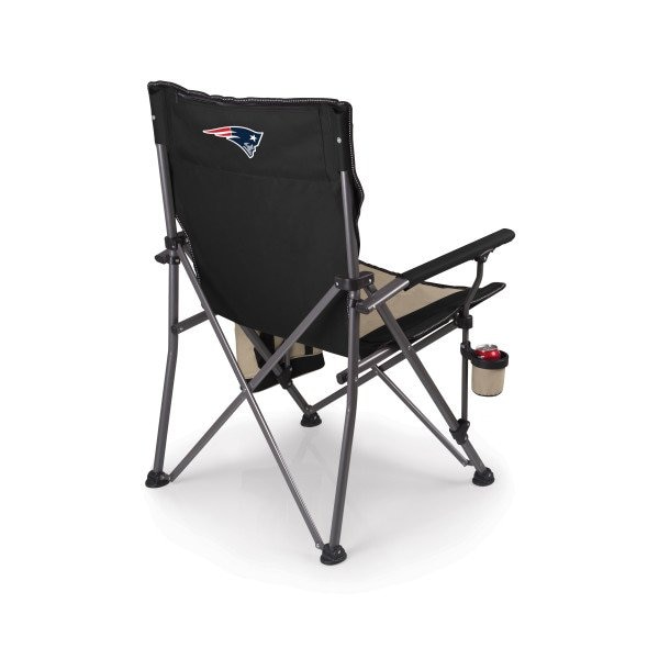 Picnic Time Family Of Brands NFL New England Patriots - Logo - Big Bear XXL Camping Chair with Cooler 808-00-175-194-2 - main