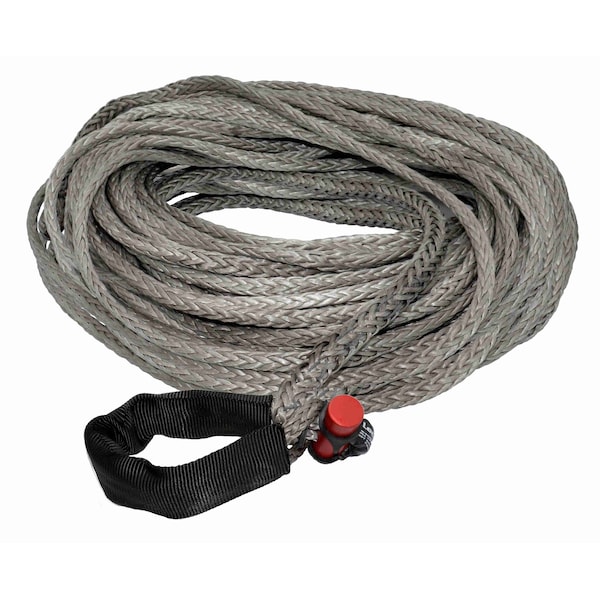 Lockjaw 7/16 in. x 200 ft. 7,400 lbs. WLL. LockJaw Synthetic Winch Line w/Integrated Shackle 20-0438200 - main