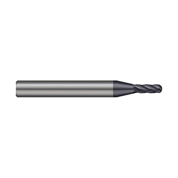Harvey Tool Miniature End Mill-5 Flute-Ball, 715085-C3, AlTiN, .085" Cutter Diameter, .255" Length of Cut 715085-C3 - main
