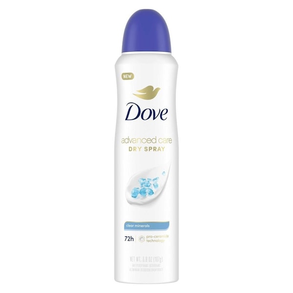 Dove Advanced Care Clear Minerals Antiperspirant Deodorant Spray, 3.8 Ounce, 12PK 69672924 - main