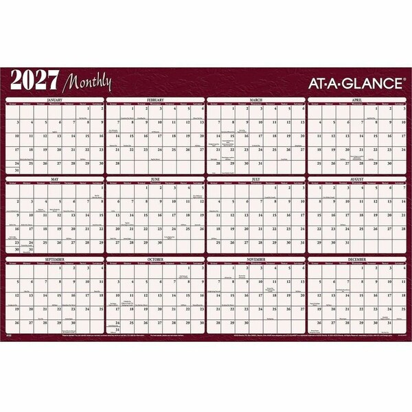 At-A-Glance Calendar, Wall, Planner, Ersbl AAGA152 - main