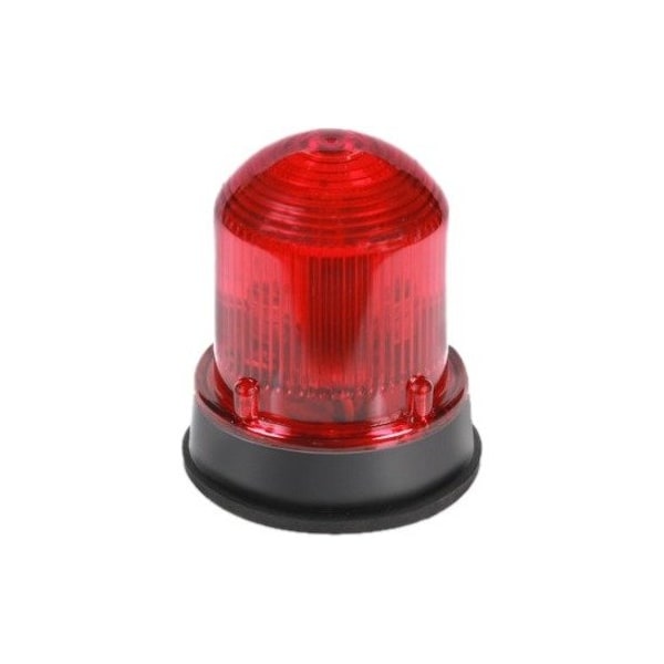 Edwards Signaling Warning Light, Red, 12W Halogen, 120V AC, 65 FPM, 3 1/4 in Dia. 125HALFR120A - main