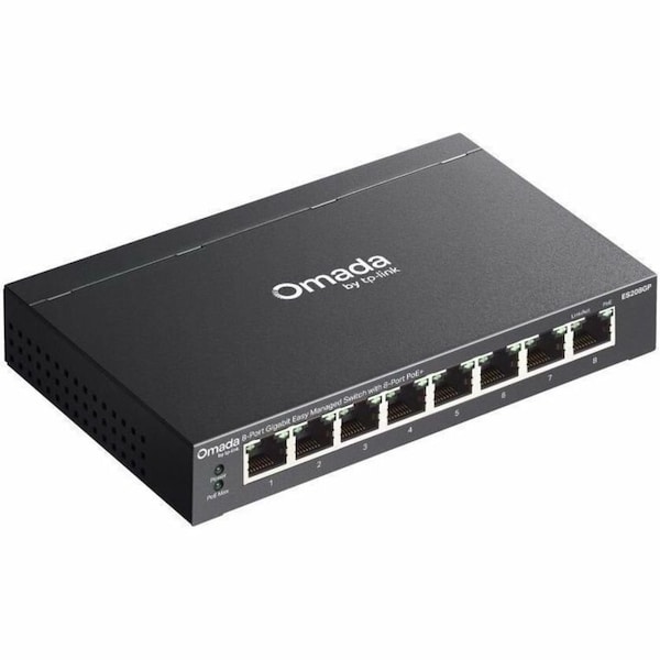 Tp-Link OMADA 8-PORT GIGABIT EASY MANAGED SWITCH WITH 8-PORT POE+ PORT: 8 GIGABIT POE+ P ES208GP - main