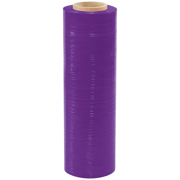 Non-Branded 18in x 59 Gauge x 1500ft Purple Color-Tinted Hand Stretch Film, 4PK SF1859TPURPL - main