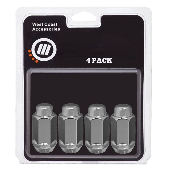 Wc Wheel Acc LUG NUTS 916 Inch x 18 Thread Size 60 Degree Conical Acorn Extra Long 190 Inch 482 Millimeter W4-7896L - main