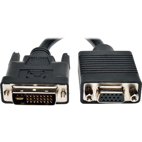 Tripp Lite Eaton Tripp Lite Series DVI to VGA Adapter Cable (DVI-I Dual-Link to HD15 M/F), 8 in. (20.3 cm) P120-08N - main
