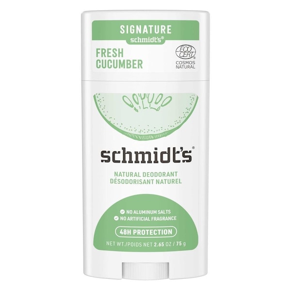 Schmidts Fresh Cucumber Aluminum Free Deodorant, 2.65 Ounce, 12PK 69640525 - main