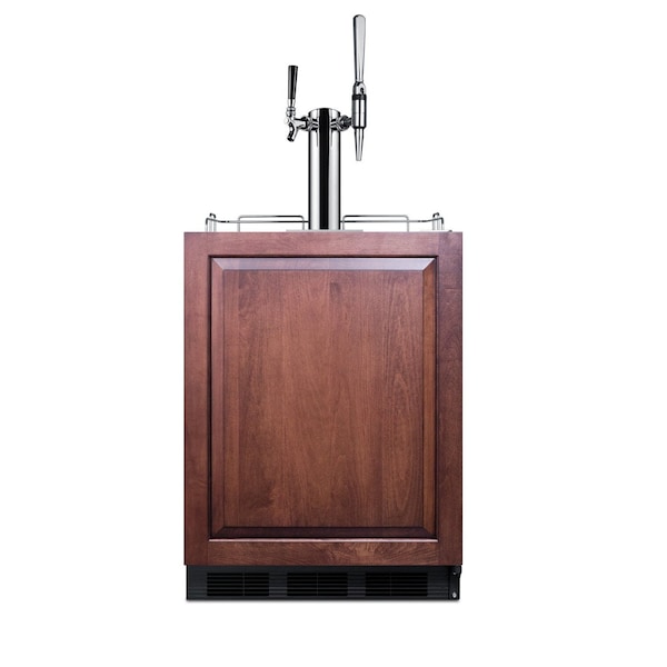 Summit Commercial 24in Wide Built-In Coffee Kegerator, ADA Compliant SBC58BLBIIFCMTWIN - main